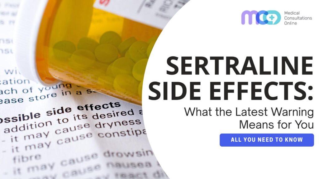 Sertraline Side Effects due too extreme heatwave in the UK.
